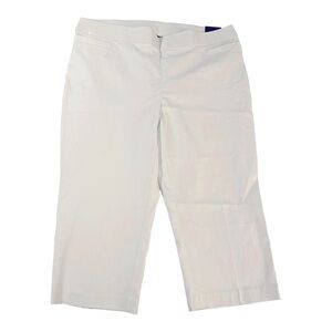 NWT Briggs New York Woman’s Pull On Capri Pocket Sz 22